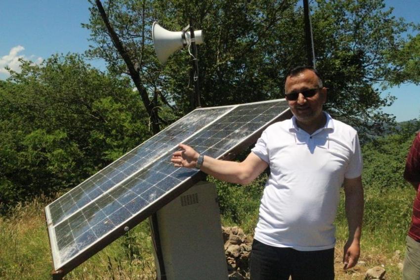 Giresun'da köye yıldırım düştü: Ezan sistemi çöktü
