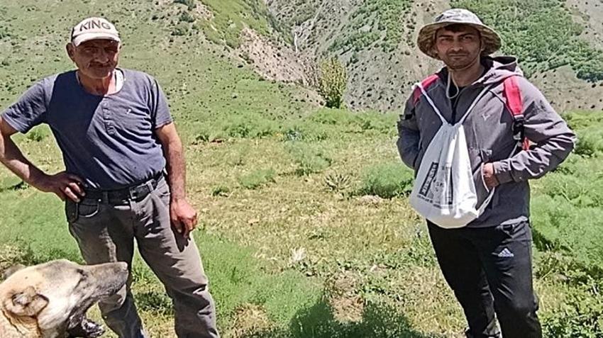 Şehir hayatını reddetti! 40 yıldır dağda tek başına yaşıyor