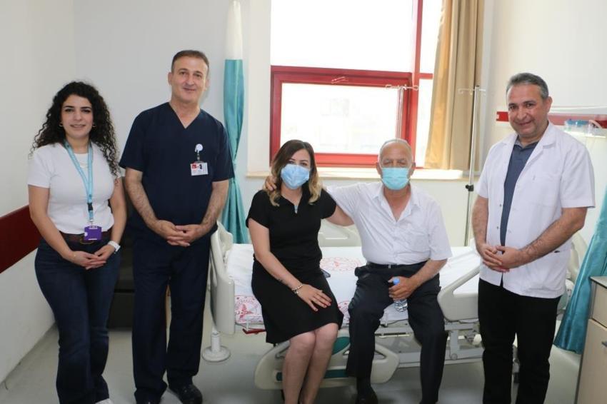 Babalar Günü'nde babasına hayat verdi: Diyarbakır'da duygulu anlar yaşandı