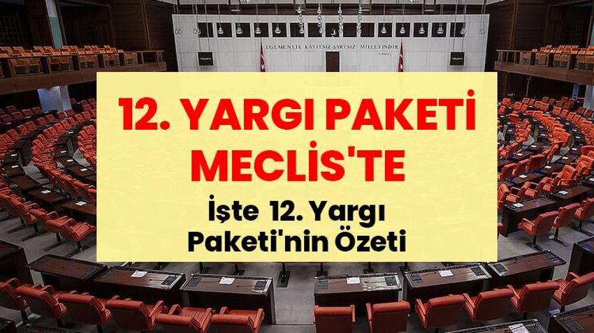 SON DAKİKA: 12. YARGI PAKETİ MECLİS'TE | İşte Madde Madde 12. Yargı Paketi'nin detayları: 12. Yargı Paketi’nde af ve infaz düzenlemesi var mı?