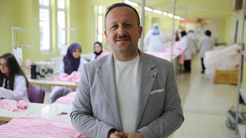 Erzurum'da belediye desteğini alan kadınlar ihracata başladı! Kovid-19 döneminde maske dikiyorlardı