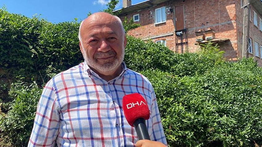 Karadenizli'nin zekası ayıya da yetti! Kurduğu sistemi görenler gözlerine inanamıyor: Asansörle çıkıyor