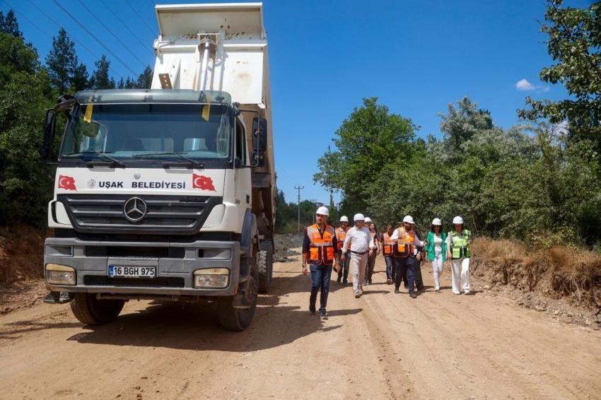 Uşak'ta dev altyapı seferberliği! Turizm ve sosyal alanlara ulaşım saniyeler sürecek!