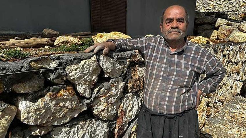 Mersin'de müstakil evi ve villası olanlar saniyeler içinde sıraya girdi: 50 yıldır kayaları kırıp ömürlük duvarlar örüyor!