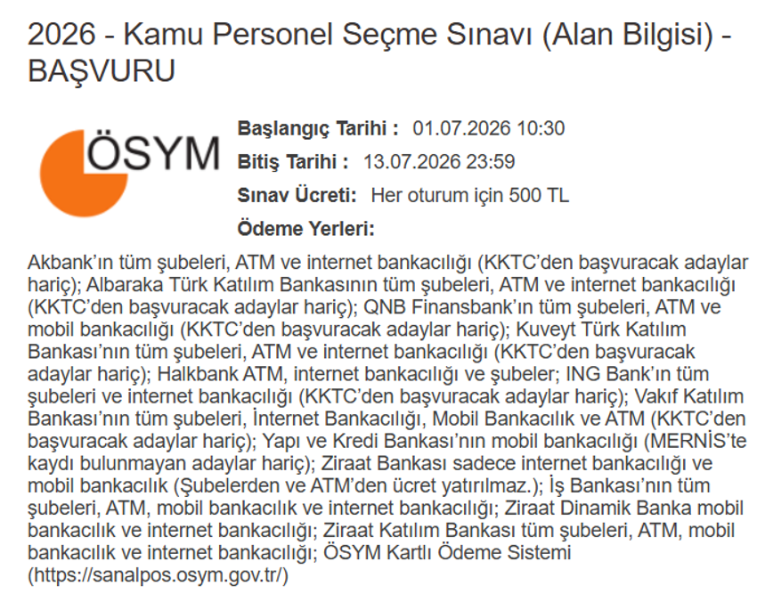 SON DAKİKA: KPSS 2026 LİSANS BAŞVURULARI BAŞLADI MI? KPSS Lisans Başvuru Ücreti Ne Kadar? KPSS'ye nasıl başvurulur? İşte Başvuru Tarihleri ve KPSS Rehberi