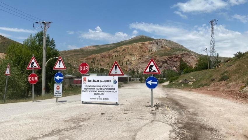 Bayburt'ta 1 ay sürecek ama 25 köy birbirine bağlanacak!