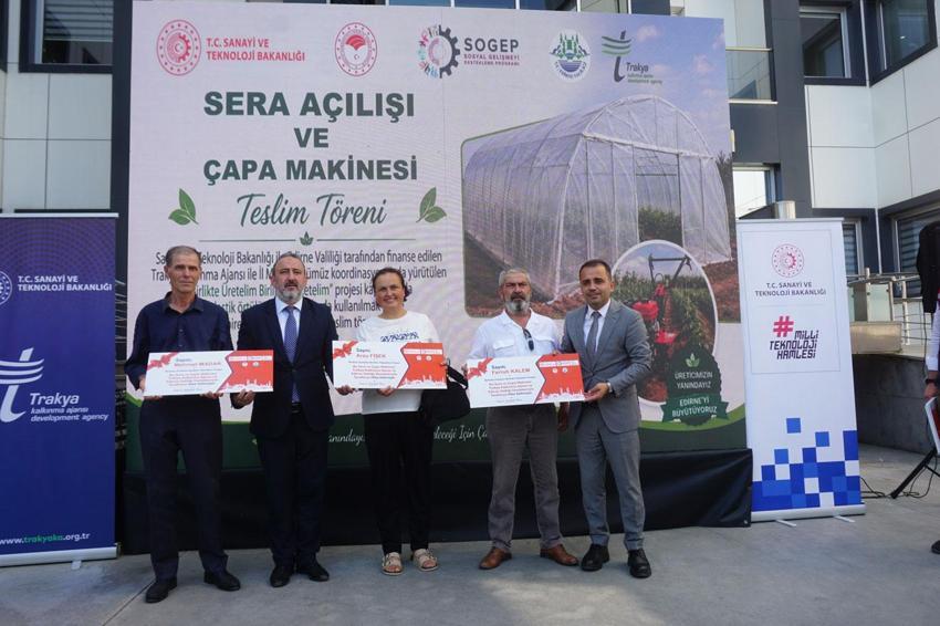 Edirne'de örtülü seracılığa dev destek: Çapa makineleri üreticiyle buluştu