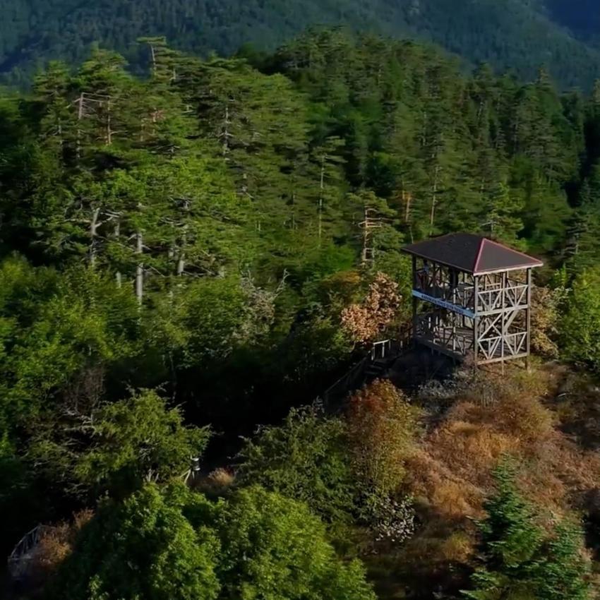 Dünyaca ünlü doğa harikasının eşsiz manzarası havadan görüntülendi