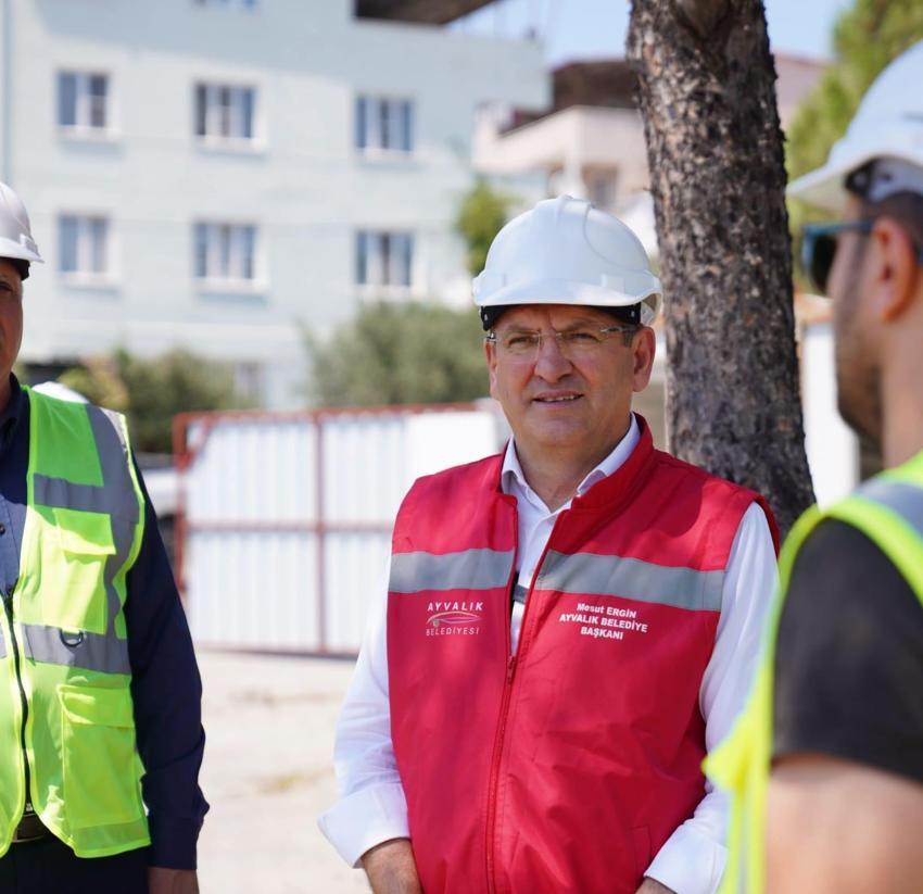 Ayvalık yeni sosyal yaşam alanına kavuşuyor! Başkan Mesut Ergin: Çalışmalar hızla ilerliyor