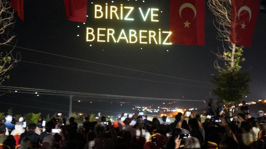 Hz. Nuh’u Anma Merasimi’nde Şırnak’ta ışıklı dron gösterisi