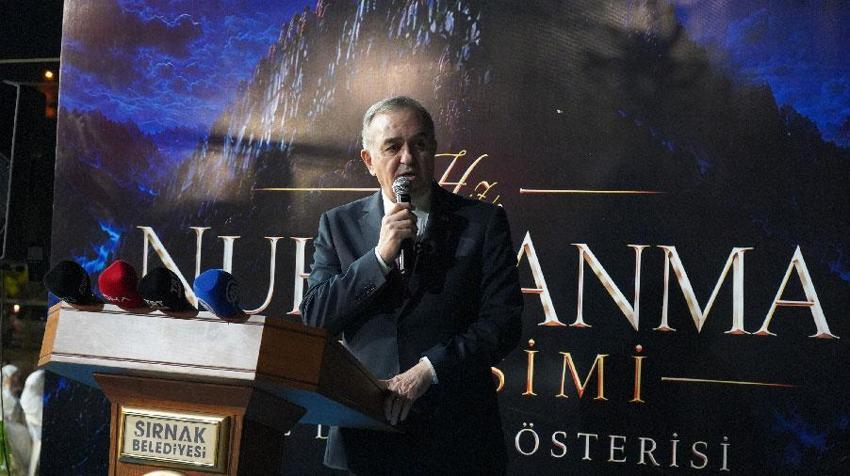 Hz. Nuh’u Anma Merasimi’nde Şırnak’ta ışıklı dron gösterisi