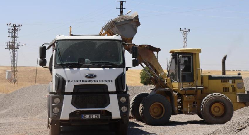 Şanlıurfa'da çile sona eriyor! 13 kilometrelik güzergahta hummalı çalışma