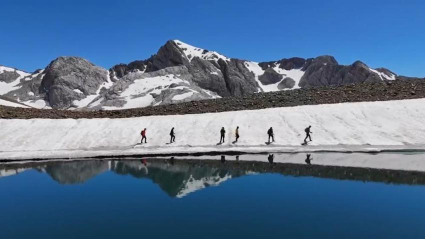 Tunceli'de büyüleyen manzara: Havalar ısınınca belgesellik görüntü ortaya çıktı