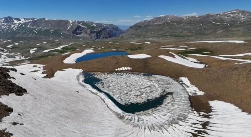 Tunceli'de büyüleyen manzara: Havalar ısınınca belgesellik görüntü ortaya çıktı