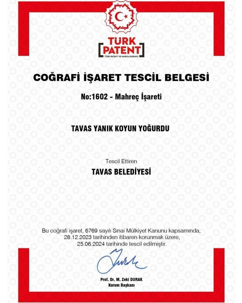 Denizli'nin coğrafi işaret tescilli Tavas Yanık Kokulu Koyun Yoğurdu, NATO zirvesi menüsünde yer aldı