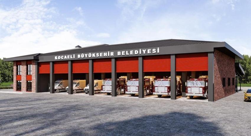 Millet Bahçesi'ne inşa ediliyor: Gebze'nin yeni itfaiye binasında her şey olacak