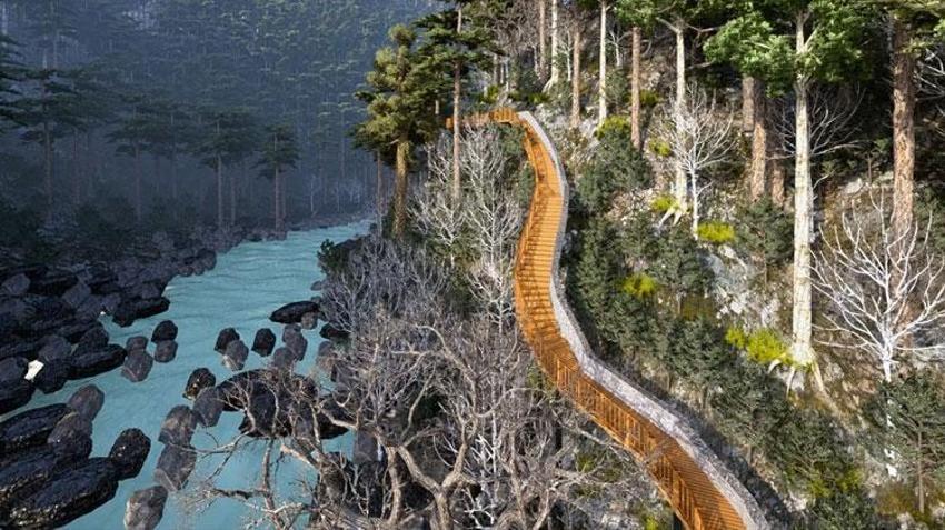 Giresun'da doğa turizmine yeni rota Göksu Travertenleri ile Mavi Göl: Beyazdan Maviye Yolculuk