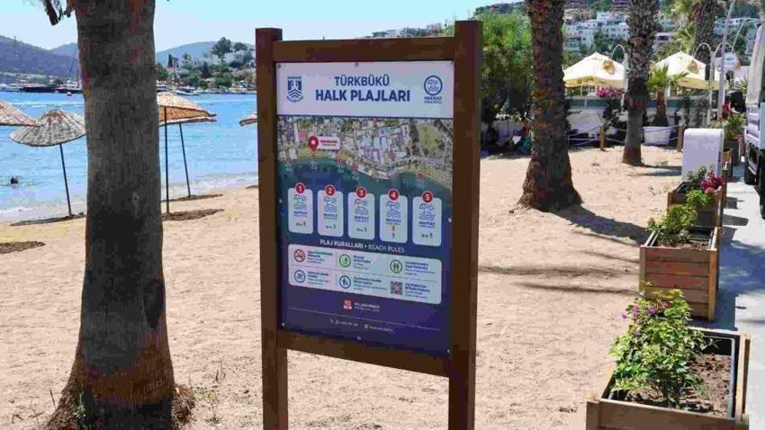 Bodrum Türkbükü'nde halk plajı seferberliği! Kaçak iskeleler yıkıldı, 5 plaj birden yenilendi