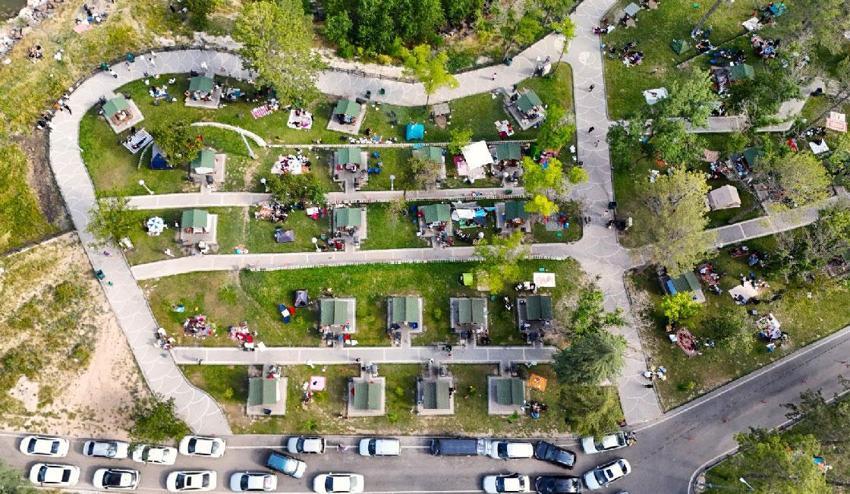 Sarımsaklı Barajı mesire alanına Kayserililerden yoğun ilgi