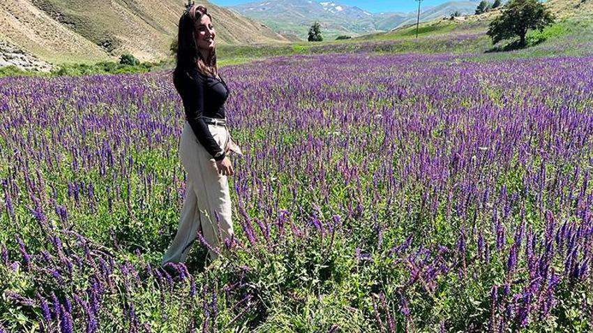 Van'da sosyal medyayı sallayan lavanta tarlası ziyaretçi akınına uğruyor!