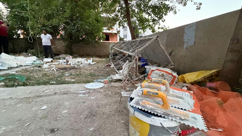 Şanlıurfa'da korkunç kaza: İnşaat asansörünün halatı koptu 2 işçi hayatını kaybetti
