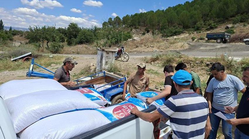 Mağdur besiciye Manisa Büyükşehir'den anında destek!