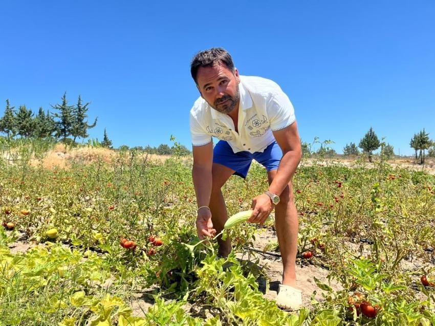 Çeşme'de ezber bozan plaj! Önü plaj, arkası tarla: Hazırladığı tezi iş yerine uyguladı, yiyeceğini tarlada, elektriğini güneşte üretiyor!