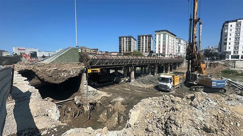 Samsun’da 100. Yıl Köprüsü araç trafiğine geçici olarak kapatıldı