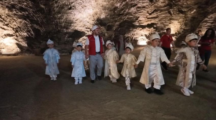 Çankırı'da 530 yıllık gelenek yerin 150 metre altında yaşatıldı