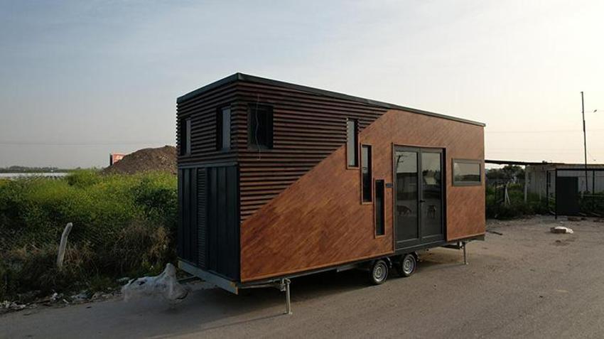 Bali'de tatildeyken Adana'dan kötü haberi aldı! Yaklaşık 2 milyon TL değerindeki 'tiny house' çalındı