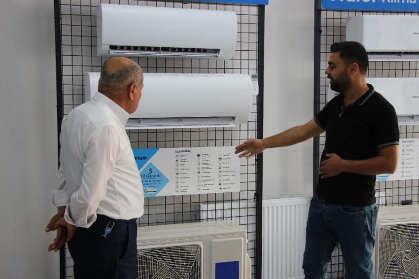 Kavurucu sıcaklar Van'da klima satışlarını artırdı