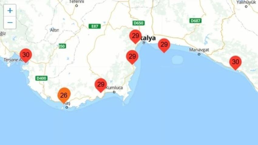 Antalya'da fark 3 dereceye düştü: Kıyı ilçelerde kendini gösterdi