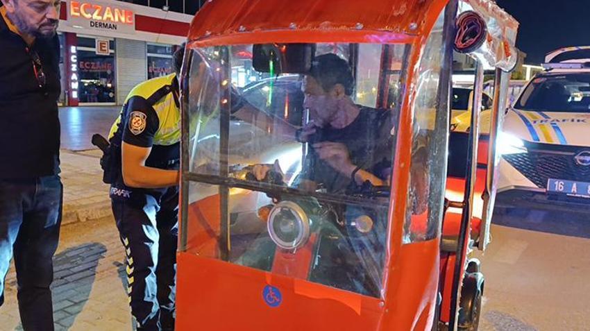 Bursa'da alkollü sürücüye aracının değerinden fazla ceza yazıldı!