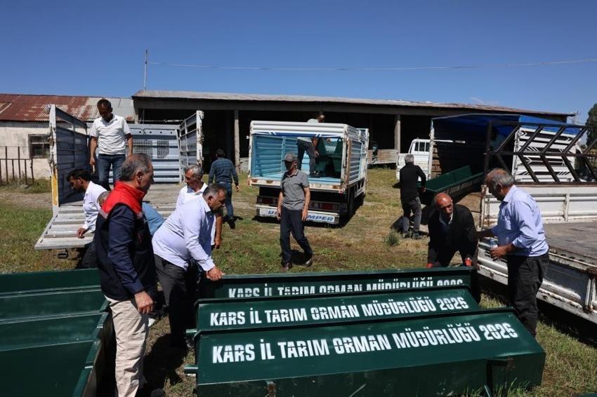 Kars'ta destek başladı: Meralarda altyapı güçleniyor