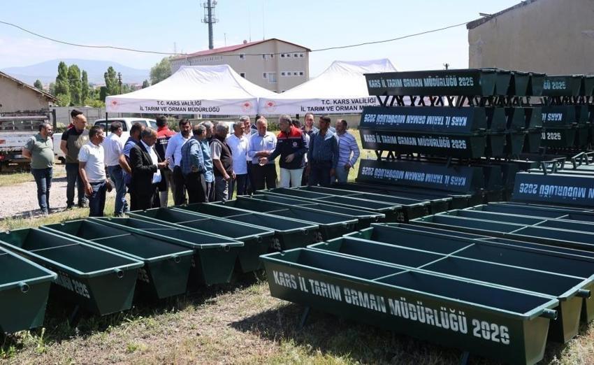 Kars'ta destek başladı: Meralarda altyapı güçleniyor