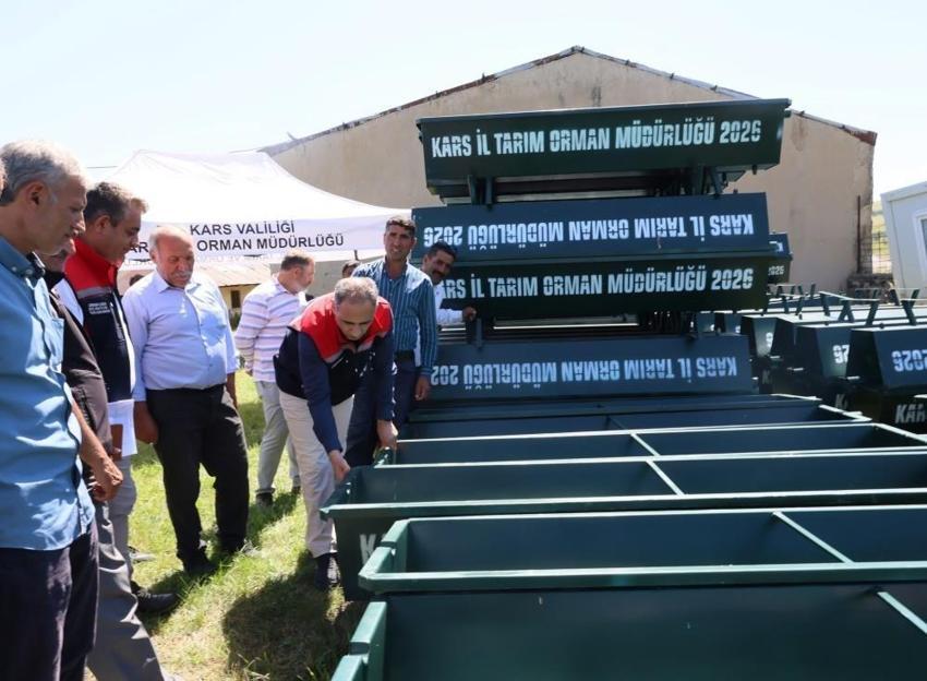 Kars'ta destek başladı: Meralarda altyapı güçleniyor