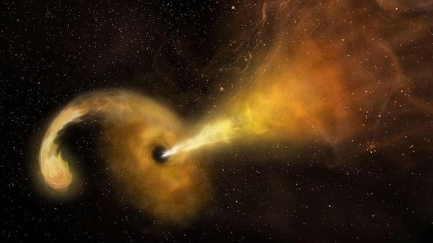 Galaksinin kıyısında gizleniyordu: NASA dev kara deliği bir yıldızı parçalarken yakaladı