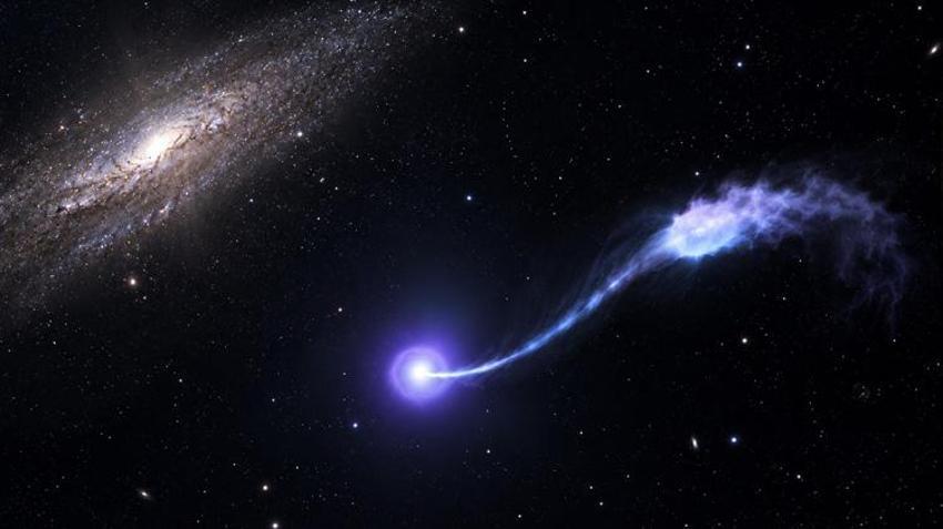 Galaksinin kıyısında gizleniyordu: NASA dev kara deliği bir yıldızı parçalarken yakaladı