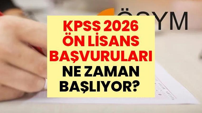KPSS ÖN LİSANS BAŞVURULARI 2026 NE ZAMAN? ÖSYM AİS başvuru ekranı, sınav tarihi ve başvuru şartları