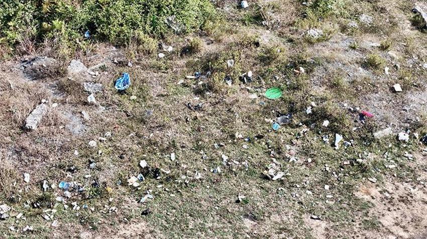 Ormana girişler yasak ama Kızıltepe çöplüğe döndü! Yangın riski havadan görüntülendi