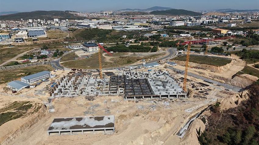 Çayırovalıların Gözü bu inşaattaydı! Dev sağlık yatırımında son durum havadan göründü
