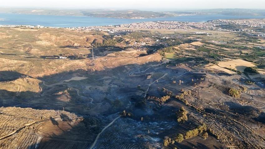 Gün ağarınca facia ortaya çıktı: Yangından geriye kalanlar görüntünlendi