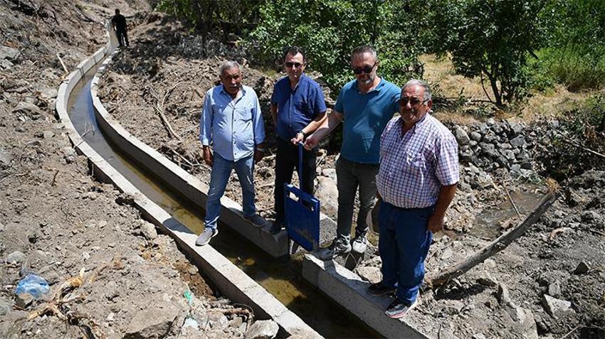 Toprak kanallara 7 milyonluk modern dokunuş: Kayseri’de 650 dekar arazi suya doyacak!