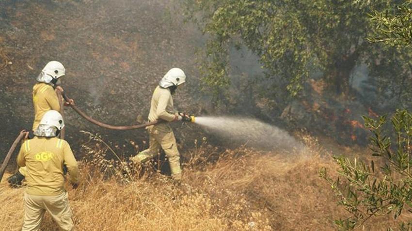 ALTINOLUK YANGININDA SON DURUM | Balıkesir Edremit'te meydana gelen yangını söndürme çalışmaları ikinci gününde