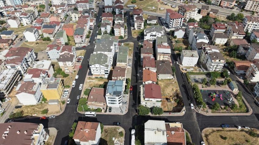 Kocaeli'de ulaşımı rahatlatacak hamle! Mahalle yolları yenilendi