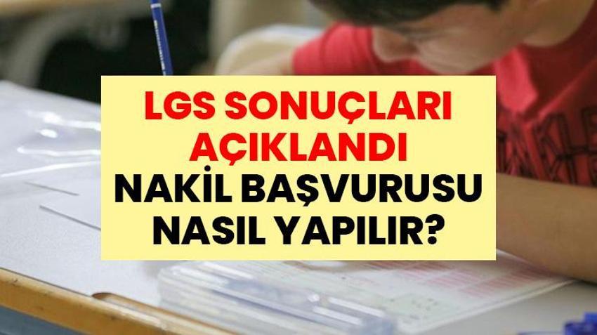 e-Okul Giriş: LGS Nakil Başvurusu Nasıl Yapılır? MEB LGS Yerleştirme Sonuçları Sorgulama Ekranı | LGS Nakil İşlemleri Nereden Yapılır?