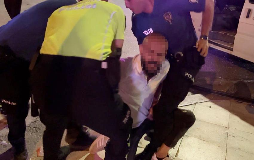 'Kelepçe vuramazlar, imkansız' dedi oyununu kameralar bozdu!