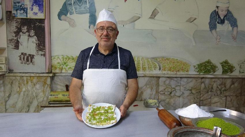 5 yaşında başladı, 63 yıldır coğrafi işaret tescilli Kilis katmerini