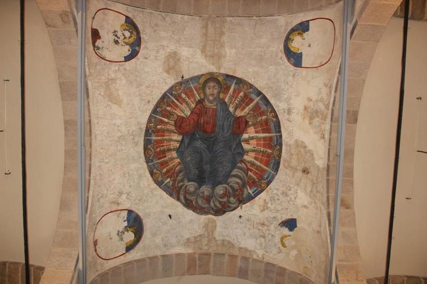 Erzurum'da restorasyonda ortaya çıktı: Özel perde ile kapatıldı