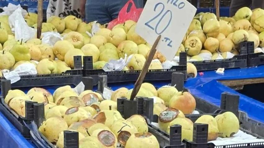 Antalya'da pazar tezgahında dikkat çeken görüntü: Çürümüş ve küflenmiş halde sattılar